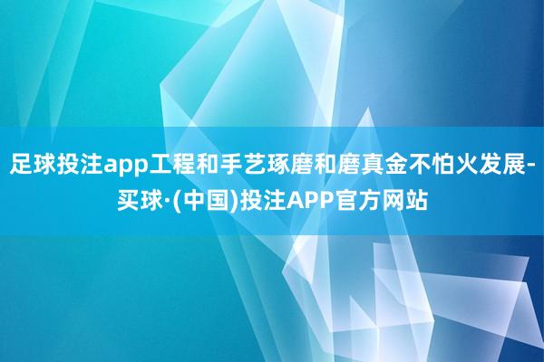 足球投注app工程和手艺琢磨和磨真金不怕火发展-买球·(中国)投注APP官方网站