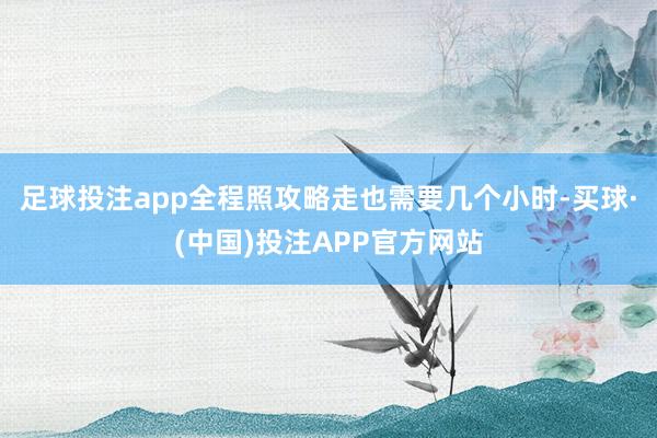 足球投注app全程照攻略走也需要几个小时-买球·(中国)投注APP官方网站
