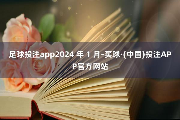 足球投注app2024 年 1 月-买球·(中国)投注APP官方网站