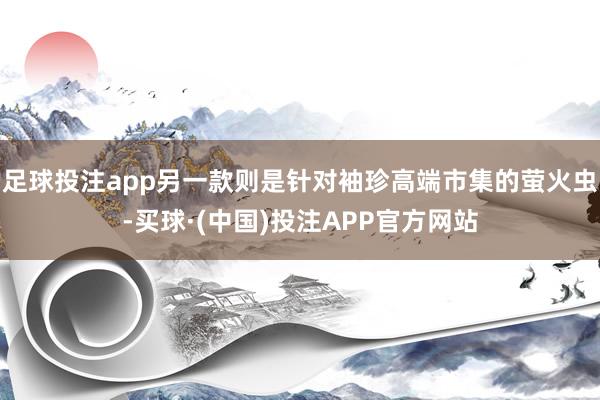 足球投注app另一款则是针对袖珍高端市集的萤火虫-买球·(中国)投注APP官方网站