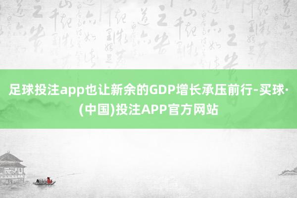 足球投注app也让新余的GDP增长承压前行-买球·(中国)投注APP官方网站