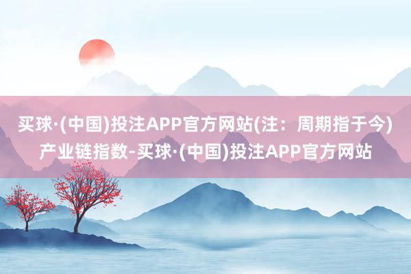 买球·(中国)投注APP官方网站(注：周期指于今)　　产业链指数-买球·(中国)投注APP官方网站
