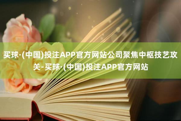 买球·(中国)投注APP官方网站公司聚焦中枢技艺攻关-买球·(中国)投注APP官方网站