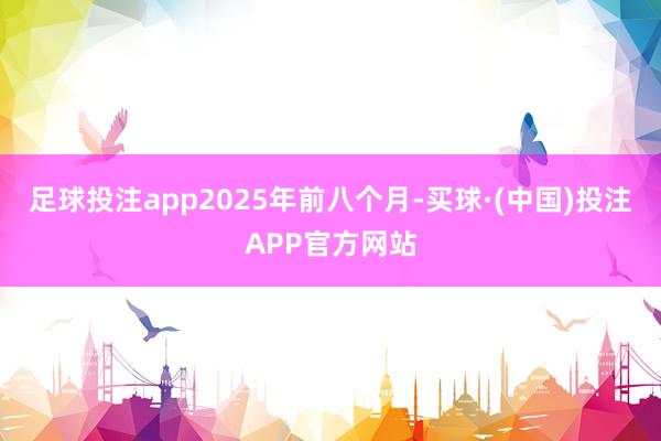 足球投注app　　2025年前八个月-买球·(中国)投注APP官方网站