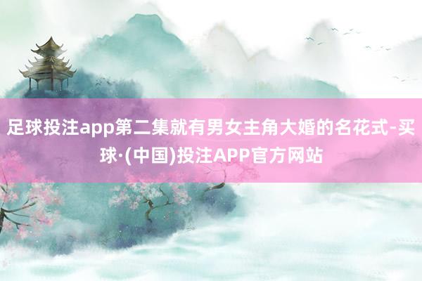足球投注app第二集就有男女主角大婚的名花式-买球·(中国)投注APP官方网站