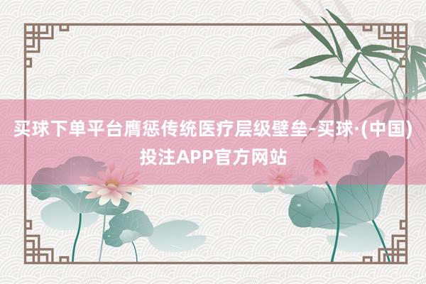 买球下单平台膺惩传统医疗层级壁垒-买球·(中国)投注APP官方网站