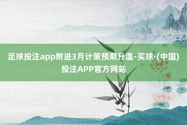 足球投注app附进3月计策预期升温-买球·(中国)投注APP官方网站
