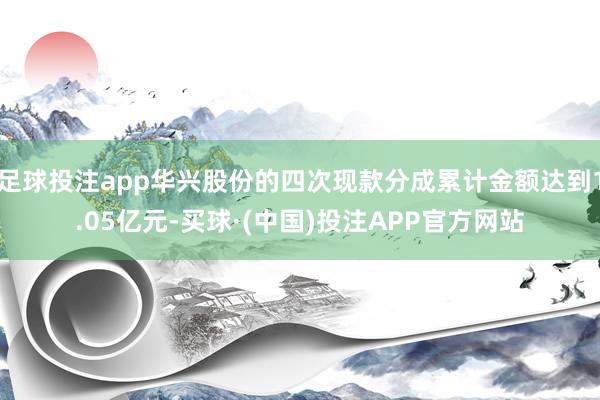 足球投注app华兴股份的四次现款分成累计金额达到1.05亿元-买球·(中国)投注APP官方网站